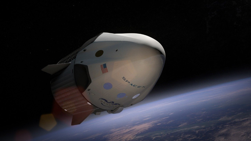 Hypothetical SpaceX space ship