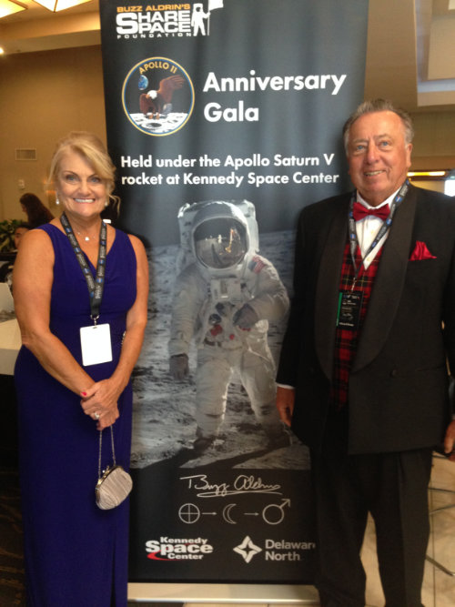 Ed & Sandy at Buzz Aldrin Share Space Gala